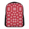 Merry Christmas Snowflakes Pattern Print Casual Backpack
