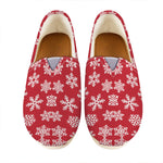 Merry Christmas Snowflakes Pattern Print Casual Shoes