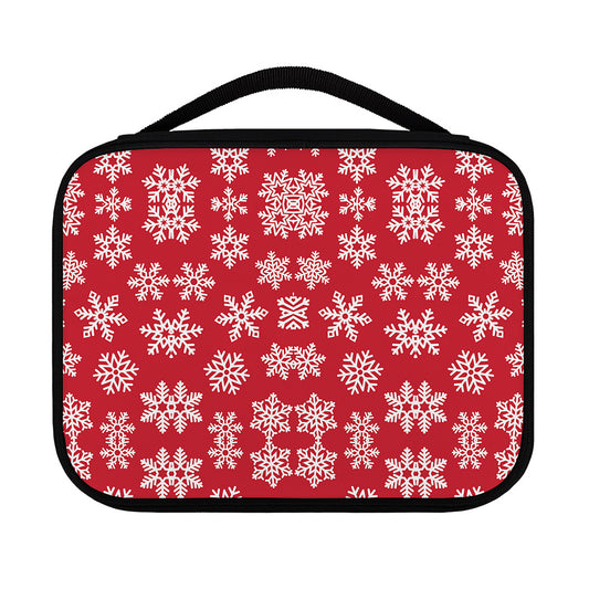Merry Christmas Snowflakes Pattern Print Classic Bible Case