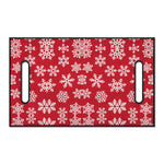 Merry Christmas Snowflakes Pattern Print Golf Cart Seat Cover