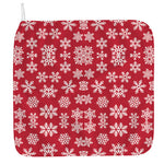 Merry Christmas Snowflakes Pattern Print Hand Towel