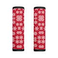 Merry Christmas Snowflakes Pattern Print Handle Covers
