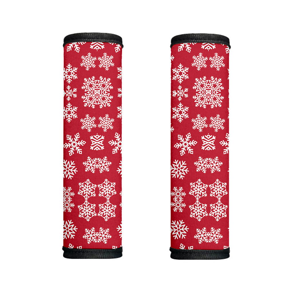 Merry Christmas Snowflakes Pattern Print Handle Covers