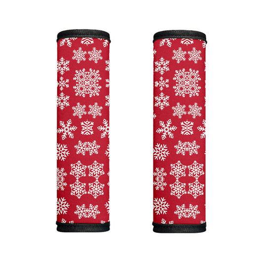 Merry Christmas Snowflakes Pattern Print Handle Covers
