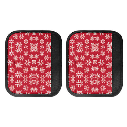 Merry Christmas Snowflakes Pattern Print Handle Covers