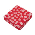 Merry Christmas Snowflakes Pattern Print Outdoor Seat Cushion Cover