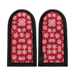 Merry Christmas Snowflakes Pattern Print Skillet Handle Cover