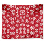 Merry Christmas Snowflakes Pattern Print Tapestry