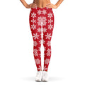 Merry Christmas Snowflakes Pattern Print Women's Leggings