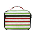 Merry Christmas Striped Pattern Print Briefcase Bible Bag