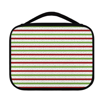 Merry Christmas Striped Pattern Print Classic Bible Case