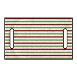 Merry Christmas Striped Pattern Print Golf Cart Seat Cover