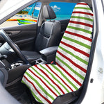Merry Christmas Striped Pattern Print Waterproof Car Seat Cover