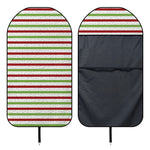 Merry Christmas Striped Pattern Print Waterproof Car Seat Cover
