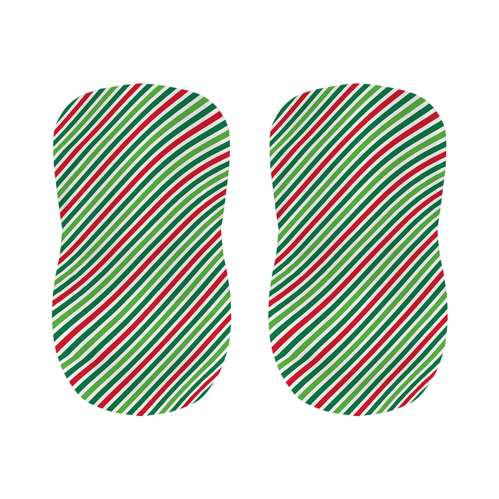 Merry Christmas Stripes Pattern Print Bar Stool Covers