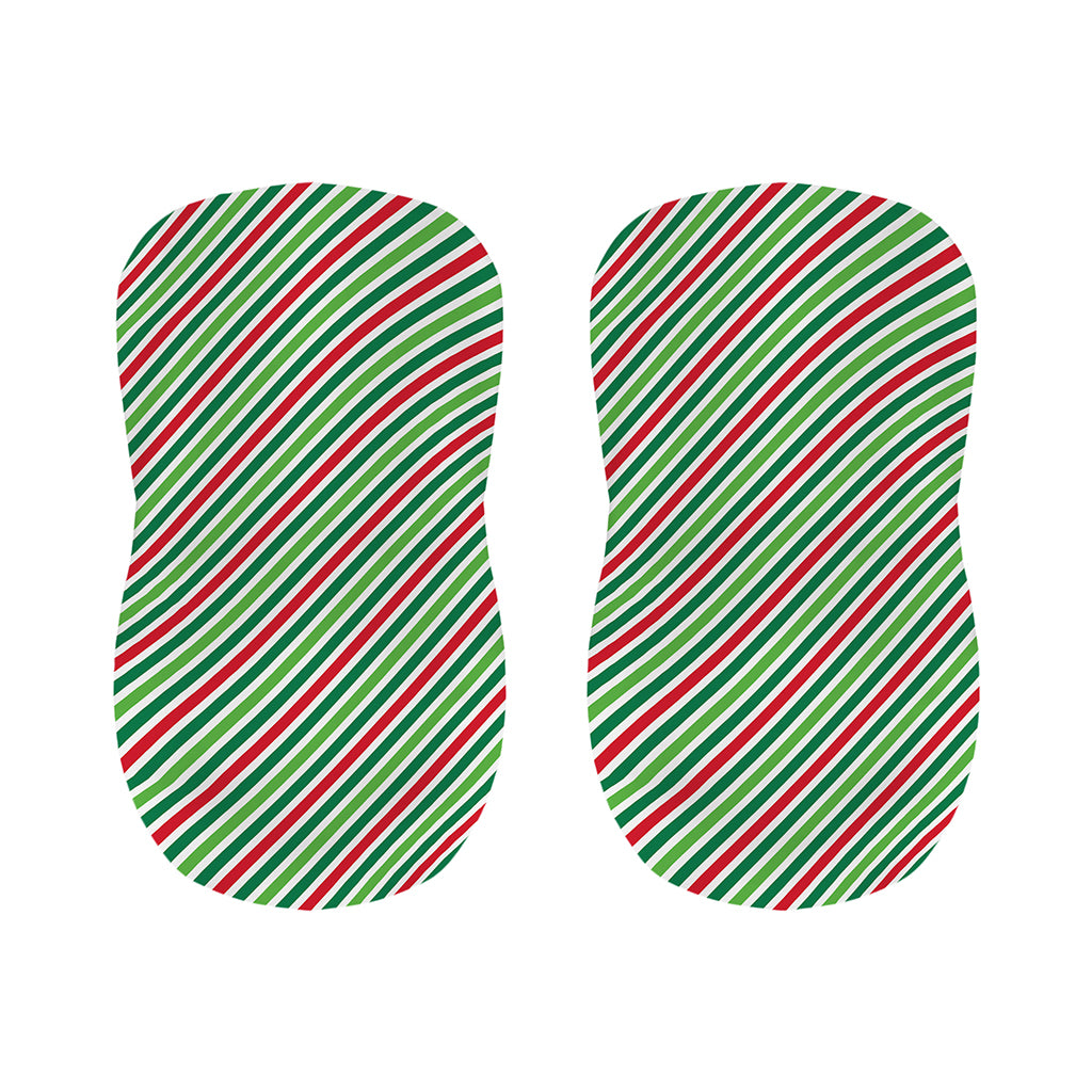 Merry Christmas Stripes Pattern Print Bar Stool Covers