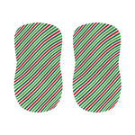 Merry Christmas Stripes Pattern Print Bar Stool Covers