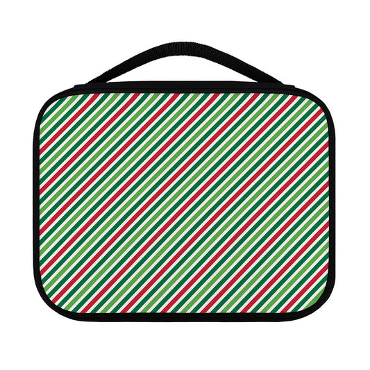 Merry Christmas Stripes Pattern Print Classic Bible Case