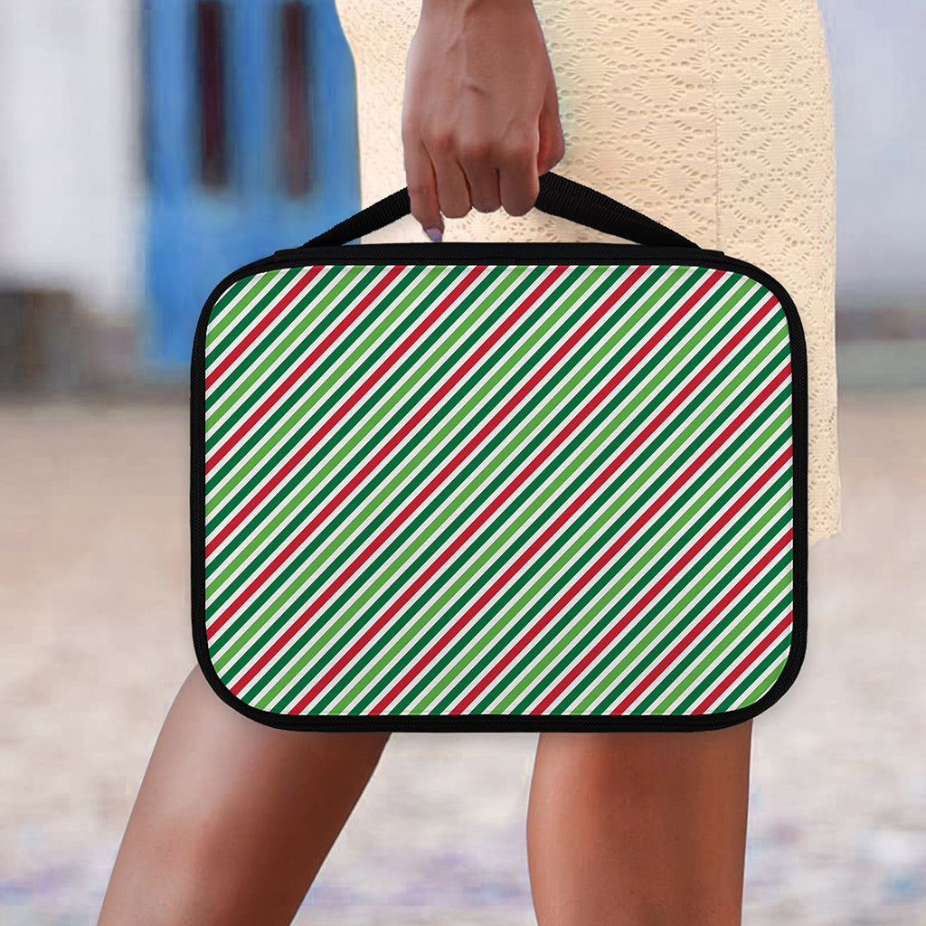 Merry Christmas Stripes Pattern Print Classic Bible Case