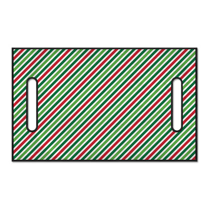 Merry Christmas Stripes Pattern Print Golf Cart Seat Cover