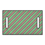 Merry Christmas Stripes Pattern Print Golf Cart Seat Cover