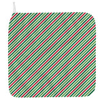 Merry Christmas Stripes Pattern Print Hand Towel