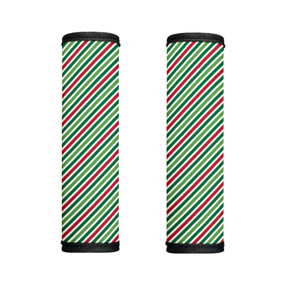 Merry Christmas Stripes Pattern Print Handle Covers