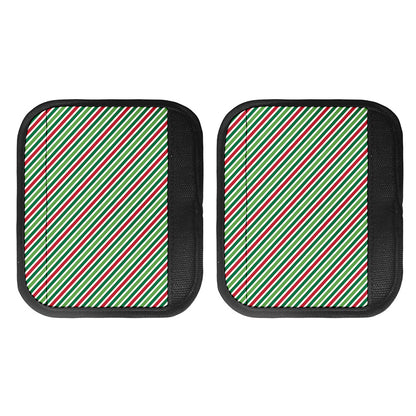 Merry Christmas Stripes Pattern Print Handle Covers