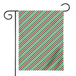 Merry Christmas Stripes Pattern Print House Flag