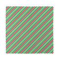 Merry Christmas Stripes Pattern Print Silk Bandana