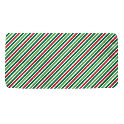 Merry Christmas Stripes Pattern Print Towel