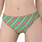 Merry Christmas Stripes Pattern Print Women's Panties