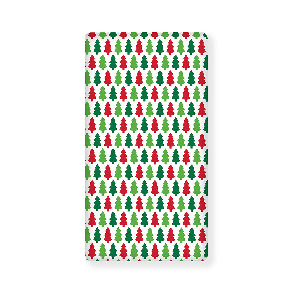 Merry Christmas Tree Pattern Print Baby Crib Sheet