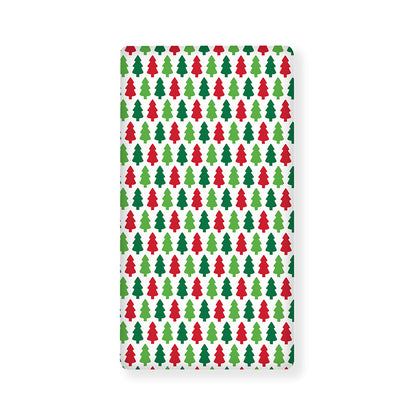 Merry Christmas Tree Pattern Print Baby Crib Sheet