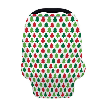 Merry Christmas Tree Pattern Print Baby Seat Cover