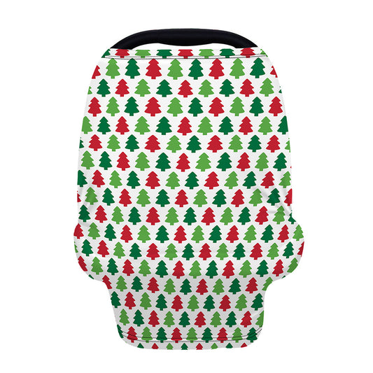 Merry Christmas Tree Pattern Print Baby Seat Cover