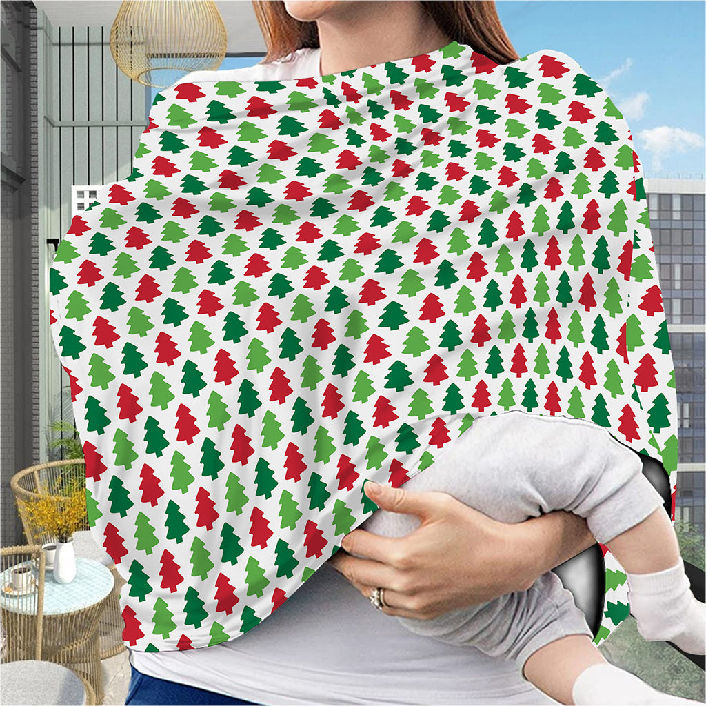 Merry Christmas Tree Pattern Print Baby Seat Cover