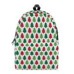Merry Christmas Tree Pattern Print Backpack
