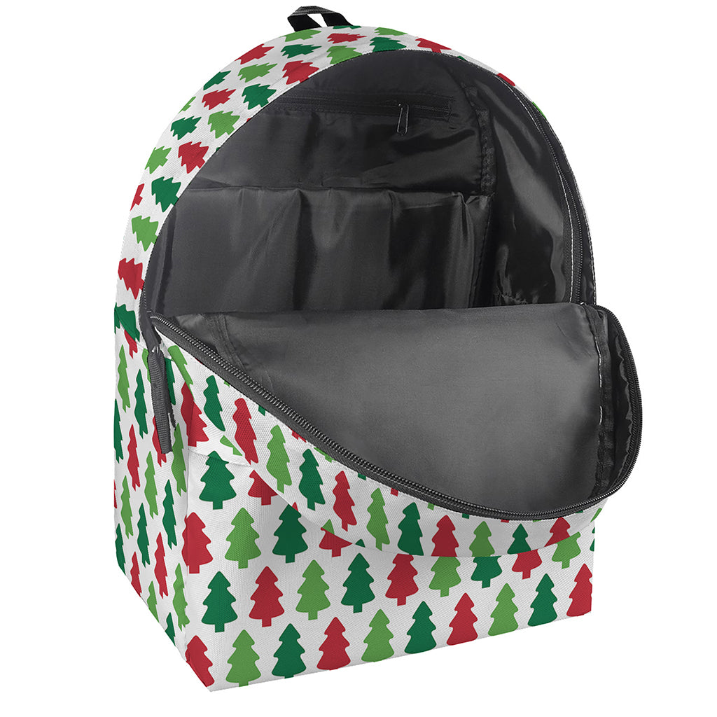 Merry Christmas Tree Pattern Print Backpack