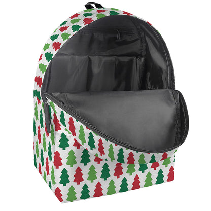 Merry Christmas Tree Pattern Print Backpack
