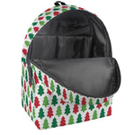 Merry Christmas Tree Pattern Print Backpack