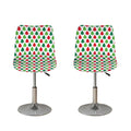 Merry Christmas Tree Pattern Print Bar Stool Covers