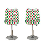 Merry Christmas Tree Pattern Print Bar Stool Covers
