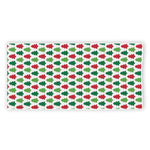 Merry Christmas Tree Pattern Print Beach Towel