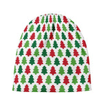 Merry Christmas Tree Pattern Print Beanie