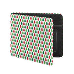 Merry Christmas Tree Pattern Print Bifold Wallet