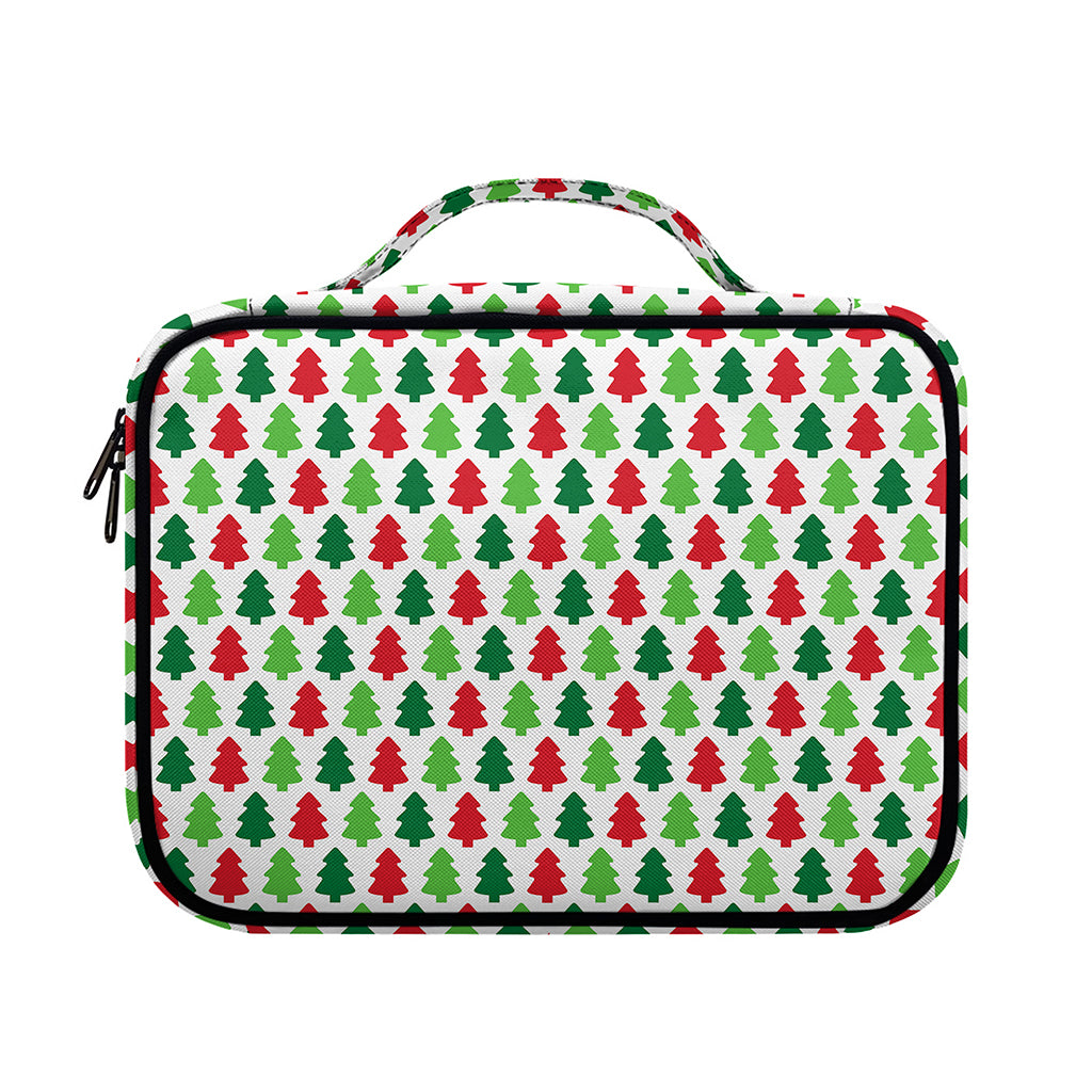 Merry Christmas Tree Pattern Print Briefcase Bible Bag