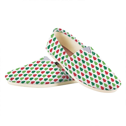 Merry Christmas Tree Pattern Print Casual Shoes