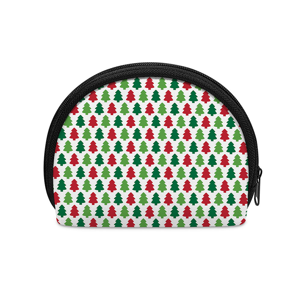 Merry Christmas Tree Pattern Print Coin Purse