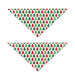 Merry Christmas Tree Pattern Print Dog Bandana